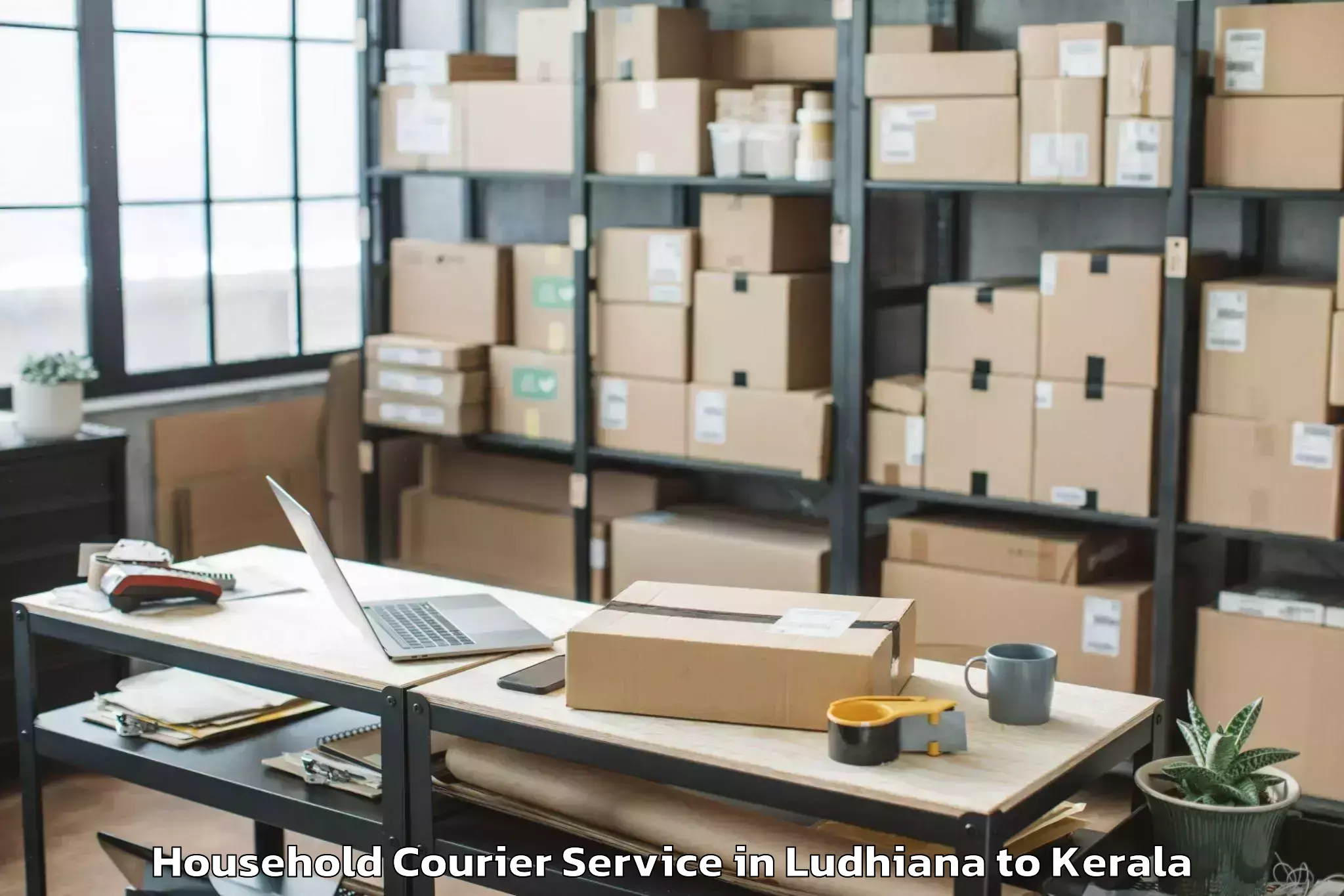 Quality Ludhiana to Perinthalmanna Household Courier